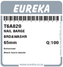 T6A820 - Barge Board Nail -T6A820_Label_T